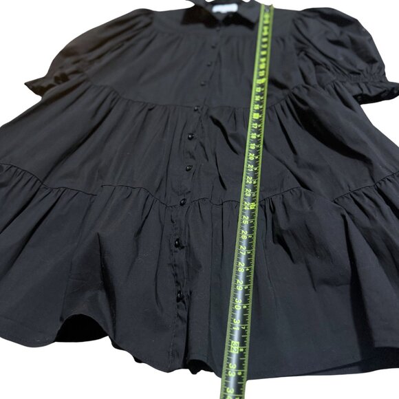 Madison the Label Cecilie Baby Doll Dress Black – Size S Excellent - Picture 9 of 12